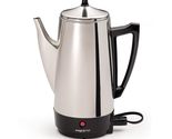 Presto Stainless-Steel Coffee Percolators, 12-Cups, Silver - $88.01