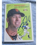 Buster Posey Hand Signed Baseball Card Autographed San Francisco Giants ... - $470.59 MXN