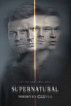 Supernatural Season 14 Poster Sam Dean Winchester &amp; Castiel 24x36&quot; 27x40&quot; 32x48&quot; - £8.71 GBP+
