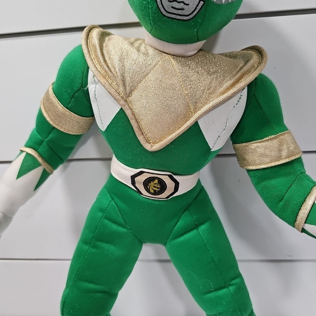 1994 Kid Dimension Saban Power Rangers Green Ranger 15" Plush Item image 3