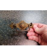 Antique Brass Drawer Pull Dove Olive Branch 4.5&quot; Wide 1.75&quot; Tall 2 5/8&quot; ... - $29.69