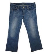 American Eagle Favorite Boyfriend Mid-Rise Wide Leg Stretch Jeans Size 1... - £17.39 GBP