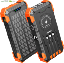 Solar Charger Power Bank, 42800Mah Wireless Portable Charger with USB-C ... - $106.01