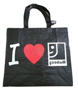 I Love Goodwill Shopping Bag (Ikea Style) 20&quot;x18&quot;x10&quot; NWT Reusable/Recyc... - $189.50 MXN