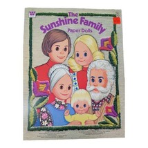 Vintage Mattel 1977 The Sunshine Family Paper Dolls-Uncut - $19.39