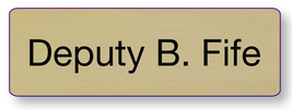 1 DEPUTY BARNEY FIFE Halloween Costume Name Badge Tag with a pin Fastene... - $14.99