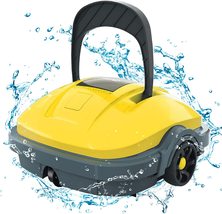 Automatic Pool Vacuum, Powerful Suction, IPX8 Waterproof, Dual-Motor, 180Μm Fin - £170.62 GBP
