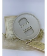 Longaberger Md Canister Lid Assembly 40518 Beige Plastic Protector Repla... - $14.83