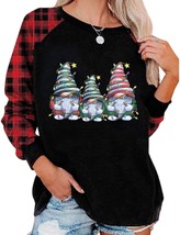 FLOYU Woman&#39;s Christmas Gnomes Long Sleeve Top / Sweatshirt - Size: M - £13.67 GBP