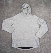 Lululemon Hoodie Men Medium Gray AT EASE Long Sleeve Pullover Sweater Sweatshirt - £59.30 GBP
