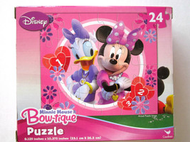 Minnie Mouse &amp; Daisy Duck BOW-TIQUE 9&quot; X 10&quot; Puzzle (24 Pieces) New - £3.91 GBP