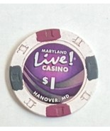 $1 Maryland Live!  Casino Chip Hanover, MD - $92.34 MXN