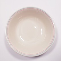 Corelle English Breakfast Blue &amp; Pink Line 6.25&quot; Soup Cereal Bowls Set of 4 - £18.40 GBP