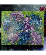 Hydrangeas 1 Contemporary Original Impressionist Style Landscape Painting - £59.16 GBP