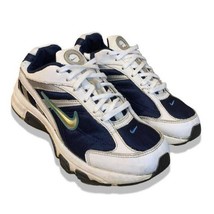 VINTAGE Retro Nike Air Dual D Running Shoes Sneaker 2008 Blue Green 6Y W... - $409.71 MXN