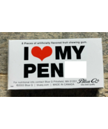 Blue Q Gum 8 Pieces I Love Me Pen** Free Shipping One Pack - £6.81 GBP