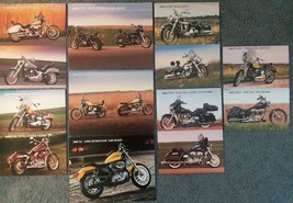 8 Harley-Davidson Flyers Brochures 2000 Xl Fxdx Flhr Flht Fxstd Fxst Fxd Fxdwg - £41.28 GBP