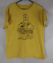 Mighty Fine Men&#39;s Sesame Street Yellow T-Shirt With Black Design Size 2X - $9.69