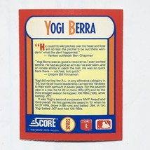 Yogi Berra 1990 Score #22 MVPs Magic Motion 3D Hologram MLB Baseball Card - £0.78 GBP