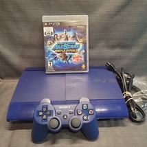 Sony Playstation 3 Super Slim Launch Edition 250GB Azurite Blue Console - $158.40