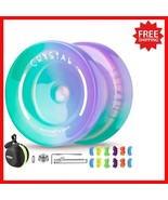 K2 Yoyo Toy - Perfect Green Purple Gift with Responsive &amp; Unresponsive F... - $37.17 CAD