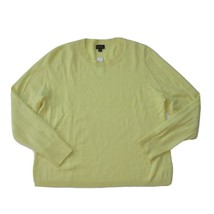 NWT J.Crew Everyday Cashmere in Vintage Citrus Long Sleeve Crewneck Sweater XXL - £56.81 GBP