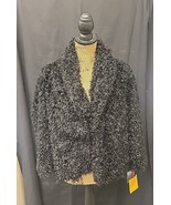 Ruby Rd. Shaggy Black Jacket Sz 18. NWT - $20.21