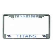 tennessee titans nfl football team logo chrome license plate frame made in usa - £23.96 GBP