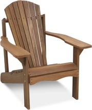 Tioman Hardwood Adirondack Chair In Teak Oil, Large, Natural, Furinno Fg16918 - £104.97 GBP