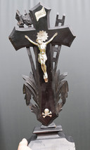 ⭐ antique religious cross, crucifix ⭐ - £50.39 GBP