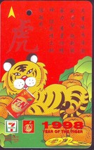 7-11 F&amp;N 1998 Year Of The Tiger S&#39;pore TransitLink Train/Bus Card - £11.89 GBP
