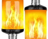 Upgraded Led Flame Light Bulbs, 4 Modes Flickering Light Bulb With Upsid... - $25.99