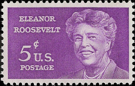 1963 5c Anna Eleanor Roosevelt, First Lady Scott 1236 Mint F/VF NH - $0.99