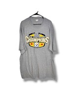 Vintage NFL 2005 AFC Conference Champions Pittsburgh Steelers T-Shirt Me... - £15.63 GBP