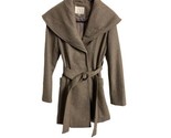 A New Day Womens Size 2 Shawl Collar Wool Blend Winter Coat Mid Length B... - $47.71