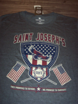 SAINT JOSEPH&#39;S UNIVERSITY HAWKS T-SHIRT MENS 2XL XXL NEW w/ TAG Veterans - $19.80