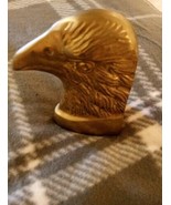 Vintage American Bald Eagle Brass Paper Weight  Desktop Office decor 5” - $9.49