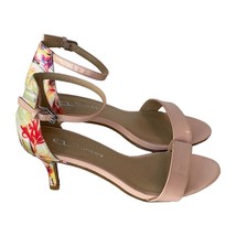 CL By Chinese Laundry Slingback Sandal Women 7.5 Pink Floral Kitten Heel JC0-001 - £24.28 GBP