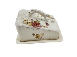 Anquite Imperial  Bonn Porcelain CHEESE BUTTER Cover Dish Lid Plate Germany - £27.10 GBP