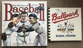 2 Baseball Picture books: Ballpark /Elisha Cooper + For the Love of Base... - £3.89 GBP