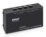 PYLE-PRO Compact Mini Hum Eliminator Box-2 Channel Passive Ground Loop I... - £21.88 GBP