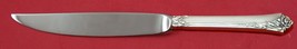 Damask Rose by Oneida Sterling Silver Steak Knife Not Serrated Custom 8" - $78.21