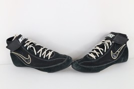 Vintage Nike Wrestling Mens 8.5 Distressed Suede Leather Sneakers Shoes ... - $1,500.25 MXN
