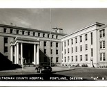 RPPC Multinomah County Hospital Portland Oregon OR UNP Postcard D8 - $19.75