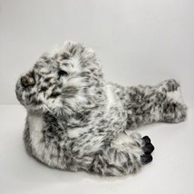 Spotted Harbor Seal Plush Realistic Gray Large Stuffed Animal Fine Toy Co 19&quot; - £17.77 GBP