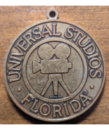 Universal Studios Florida Earthquake Ride Souvenir Theme Park Brass Fob Tag - $276.45 MXN