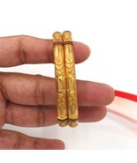 22k yellow gold handmade traditional indian bangle bracelet kada pair je... - £1,919.41 GBP