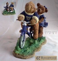 Washington Huskies Couple On Bike Football Basketball Sports Figure New - $29.67