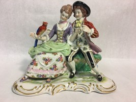 Collectible Antique German Porcelain Large Figurine Statue Capodimonte Style - £388.60 GBP