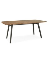 RST Brands Rectangle Parquet 60x40 Dining Table with  Iron Metal - $1,086.63 CAD